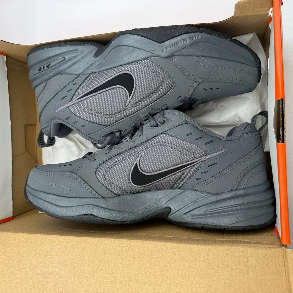 Nike Air Monarch IV Shoes Mens Size 10 Dark Grey Black Training 415445-020